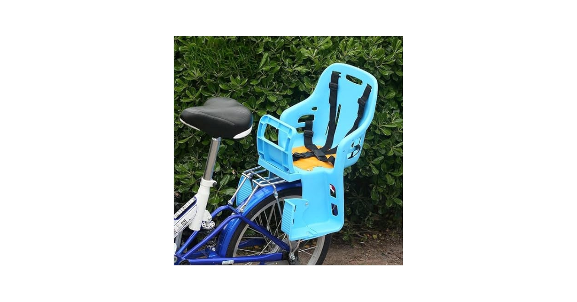美品！　自転車　後ろチャイルドシート ヘッドレスト付チャイルドシート搭載limini 子供乗せ自転車 20